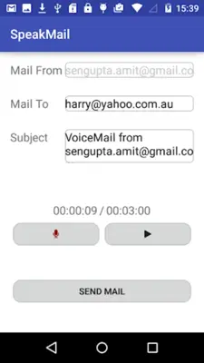 SpeakMail by ReadTheWords.com android App screenshot 2